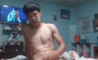 O Gajo Gay Tailandês Se Masturba Aqui