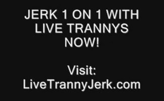 Um Tranny Sexy Em Ação