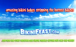Hot Bikini Loira Puta Recebendo Alguns